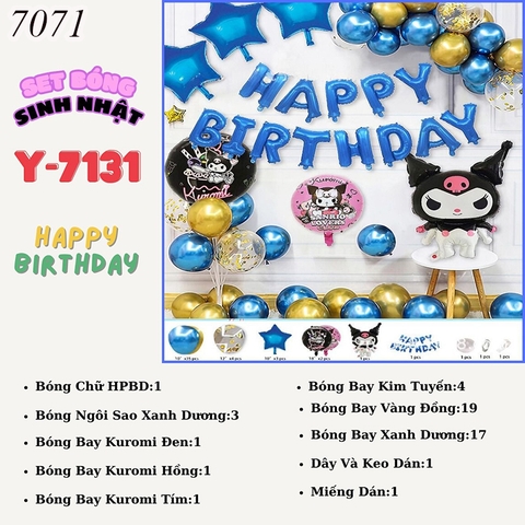Bóng chữ Kuromi Y7131