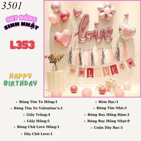 Bóng chữ L353 TP