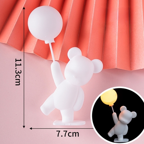 Tuong - gấu trắng cầm bóng bay đèn led