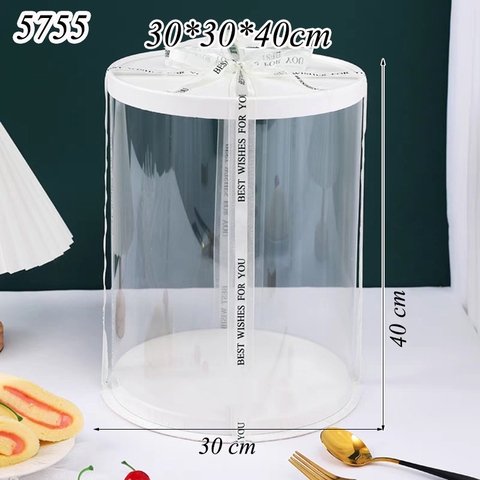 Hộp meka tròn có nắp (30*30*40cm)
