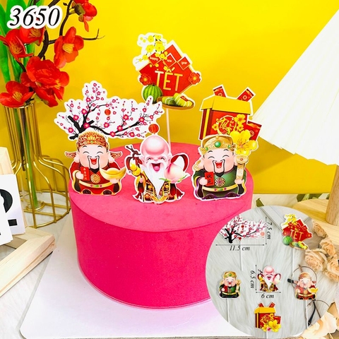 SCG - set cắm tết phúc lộc thọ.
