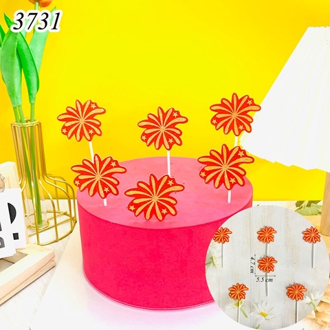 SCG-set cắm pháo hoa nhũ đỏ