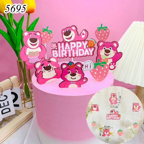 SCG-5 Sét Gấu Dâu Hồng TQ.