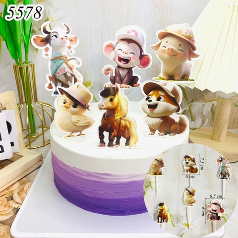 SCG-Set cắm 6 động vật M1 MT