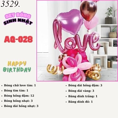 Bóng chữ AQ-028 TP