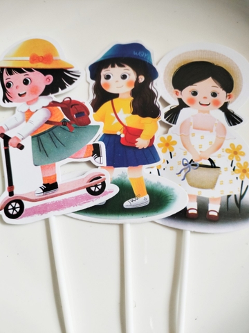 set cắm 3 cô gái