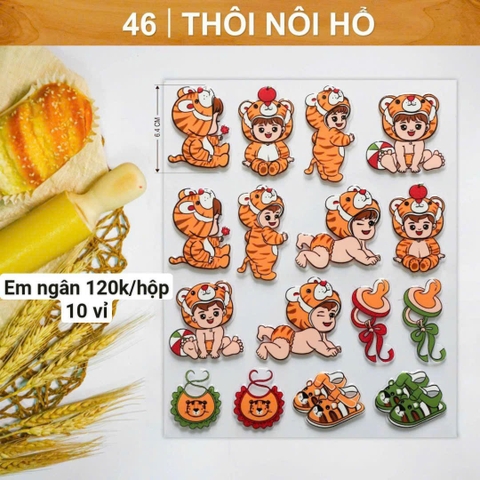 Khuôn socola thôi nôi hổ I46