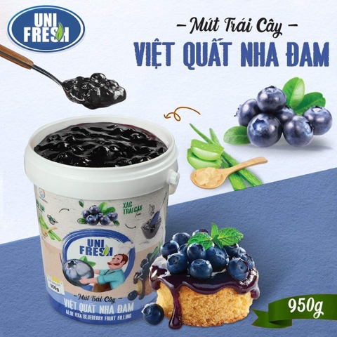 Mứt trái cây vị việt quất nha đam 950gr