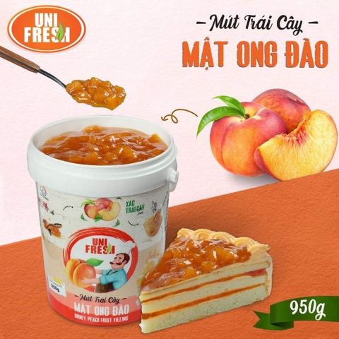 Mứt trái cây vị mật ong đào 950gr