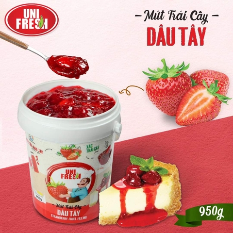Mứt trái cây vị dâu tây 950gr