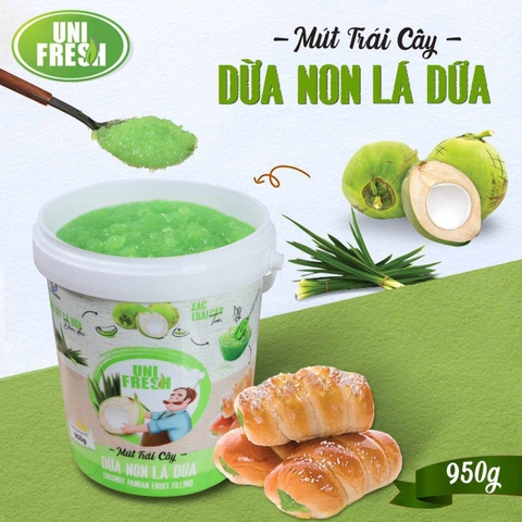 Mứt trái cây vị dừa non 950gr
