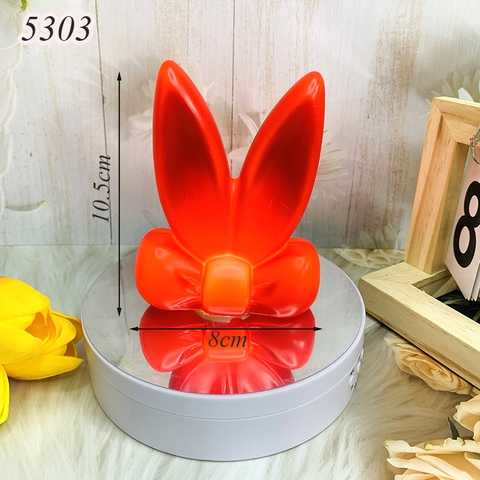 Nơ tai thỏ đỏ nhựa nhẹ có đèn leg
