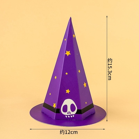 Mũ Halloween tím