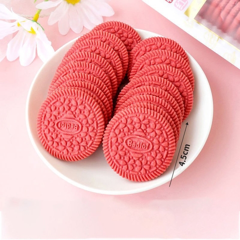 Bánh Quy Hình Tròn Đỏ TT