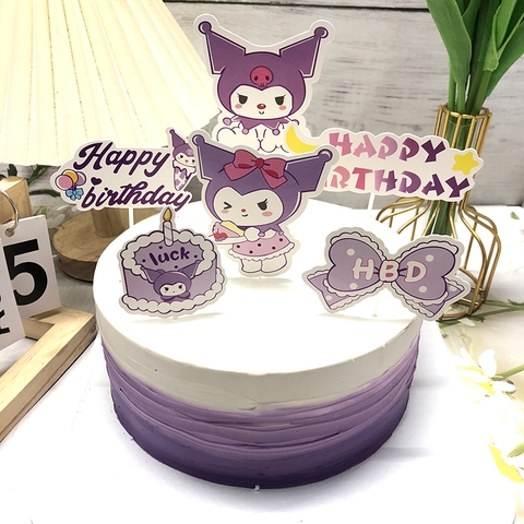 SCG-Set cắm 6 thẻ kuromi tím TP