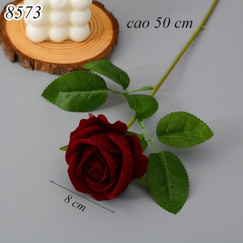 Cành hoa hồng Đỏ Đô TQ