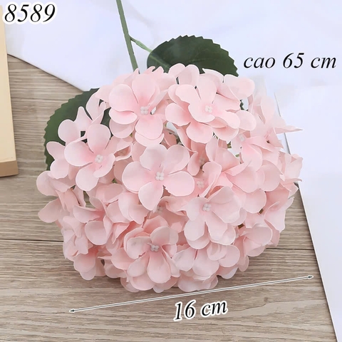 Cành hoa cẩm tú cầu Hồng Nhạt TQ