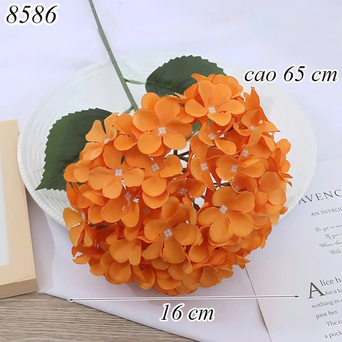 Cành hoa cẩm tú cầu Cam TQ