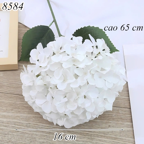 Cành hoa cẩm tú cầu Trắng TQ