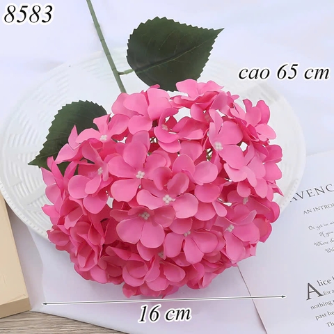 Cành hoa cẩm tú cầu Hồng Đậm TQ