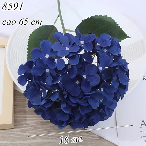Cành hoa cẩm tú cầu Xanh Dương Đậm TQ