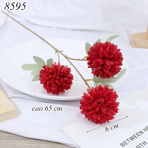 Cành hoa cúc Đỏ TQ