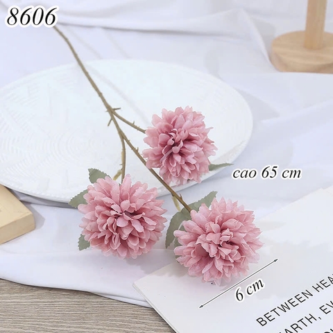 Cành hoa cúc Hồng Khói TQ