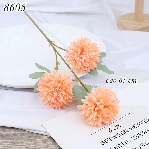 Cành hoa cúc Sâm Panh Đậm TQ