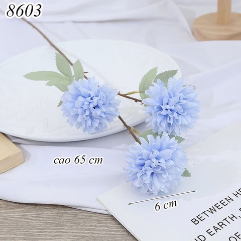 Cành hoa cúc Xanh Dương Nhạt TQ