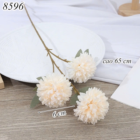 Cành hoa cúc Sâm Panh Nhạt TQ