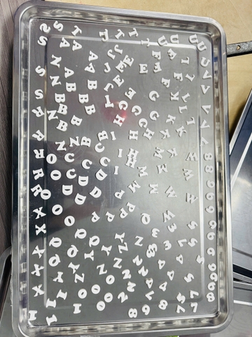 Set 5 Chữ L Đất Sét Trắng
