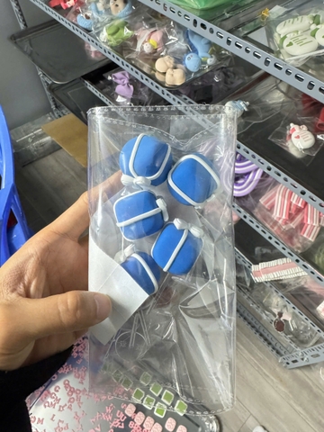 Set 5 Hộp Quà Đất Sét Màu Xanh Dương
