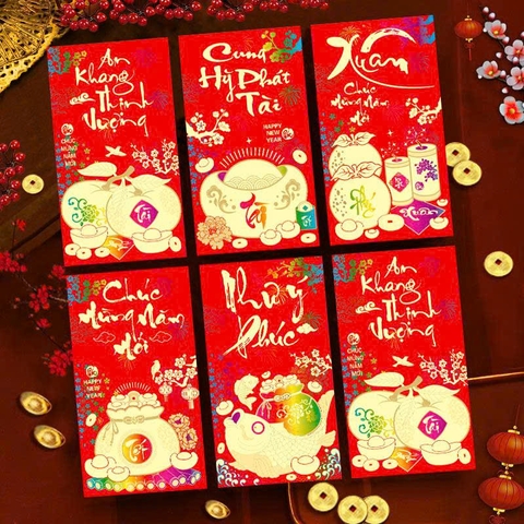 Set 6 Lì Xì Lấy Ngẫu Nhiên M19