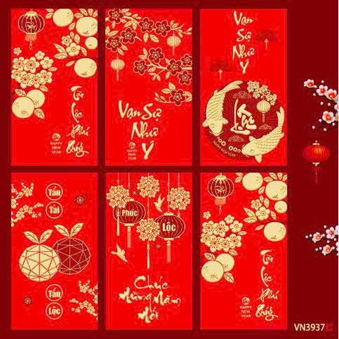 Set 6 Lì Xì Lấy Ngẫu Nhiên M22