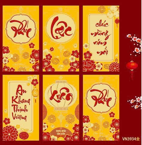 Set 6 Lì Xì Lấy Ngẫu Nhiên M23