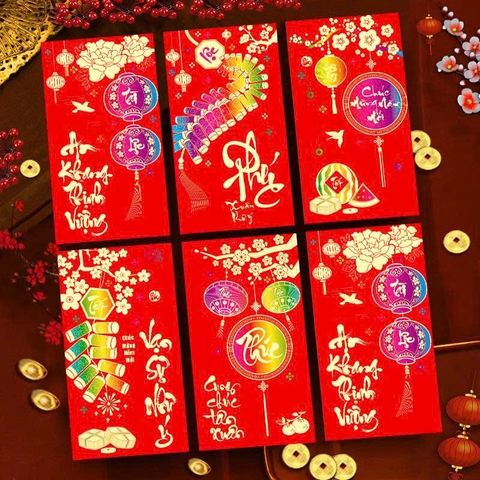 Set 6 Lì Xì Lấy Ngẫu Nhiên M26