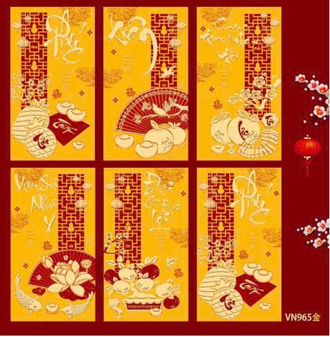 Set 6 Lì Xì Lấy Ngẫu Nhiên M33