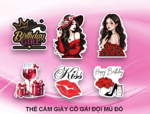 SCG-Set Cắm Cô Gái Đội Mũ Đỏ TP