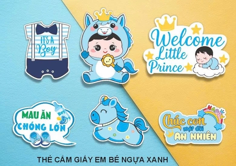 SCG-Set Cắm Em Bé Ngựa Xanh TP