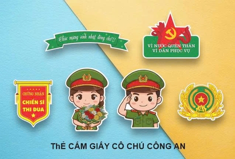 SCG-Set Cắm Cô Chú Công An TP