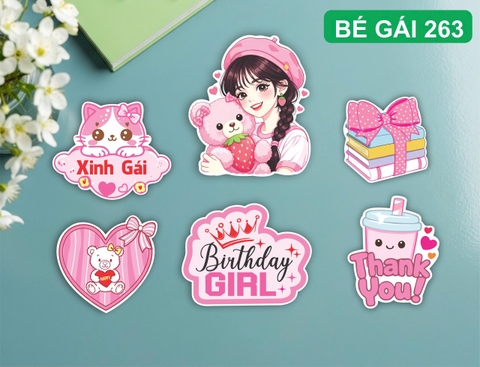 SCG-Set Cắm Bé Gái 263 HD