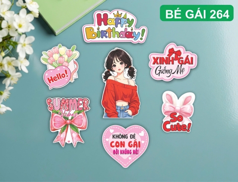 SCG-Set Cắm Bé Gái 264 HD