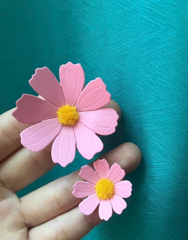 Gói 100 bông hoa cúc nhí mix size Hồng