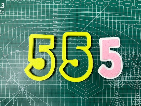 Bộ 2 Khuôn Số 5 (10cm)