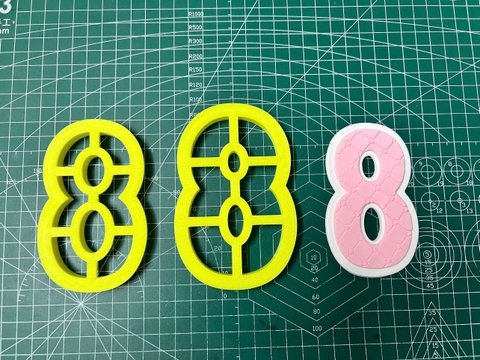 Bộ 2 Khuôn Số 8 (10cm)
