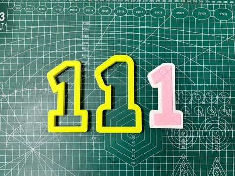 Bộ 2 Khuôn Số 1 (10cm)