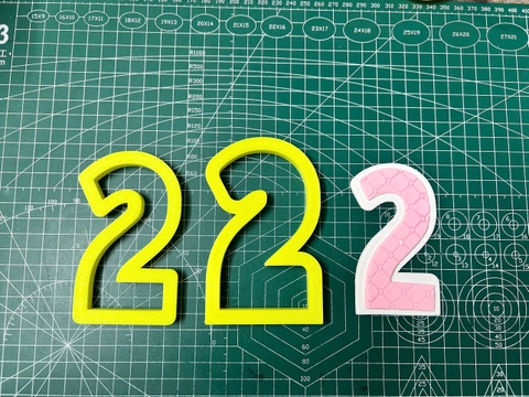 Bộ 2 Khuôn Số 2 (10cm)