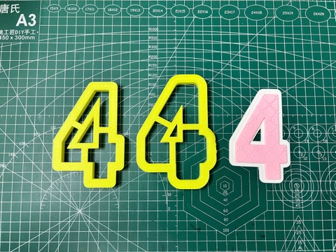 Bộ 2 Khuôn Số 4 (10cm)