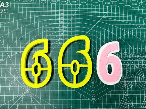 Bộ 2 Khuôn Số 6 (10cm)