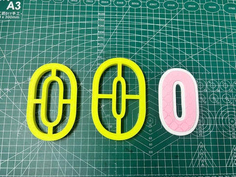 Bộ 2 Khuôn Số 0 (10cm)